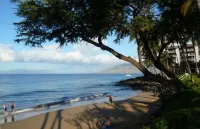 Enthralling Sunset Views from Top-Floor Remodel Steps from Maui's Best Beaches.