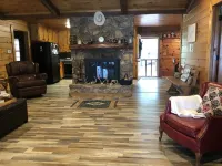 Lakefront rustic log cabin. Any season vacation, get away, or retreat.