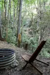 Remote cabin with creek and waterfall views 10 min from town