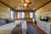 Waterfront cabin with party dock. We are pet friendly so bring the whole family.