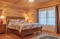 Cozy cabin with indoor fireplace