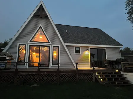 Beautiful lakefront home directly on Hubbard Lake, East Shore