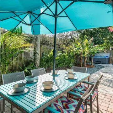 4/4 Home w/ Pool & Hot Tub – Steps from the Beach!