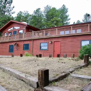 Gorgeous Deck View of Pike's Peak in Secluded Forest- 8 Acres; Excellent Reviews