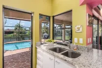 CAPE CORAL FLORIDA WATERFRONT WITH   HEATED POOL, PRIVATE DOCK