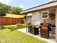 4BD/3BA/ DFW Airport Patio private parking Piscina Hotels near Dallas Baptist University