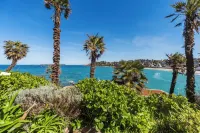 Brittany, Perros-Guirec, pink granite coast, Trestraou beach, luxury apartment