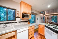 A 2-story, 3-bedroom traditional family ski chalet