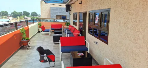 Room-Standard Double Bed in Royal Blue G