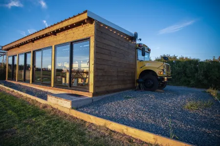 American School Bus - Blossom Farm