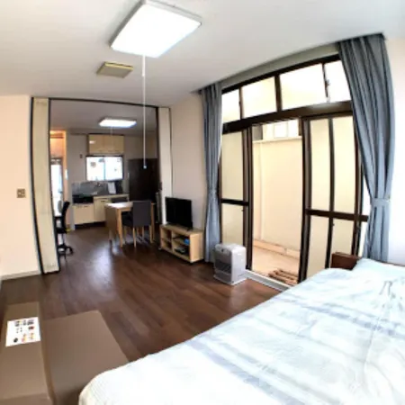 Big Stone Tsukuda 41Sqm Free Parking Semi Double Bed and 3 Futons