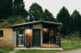 Converted milking shed on a working horse stud