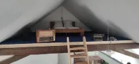 Large loft apartment, private entrance, e-charging station and free parking space