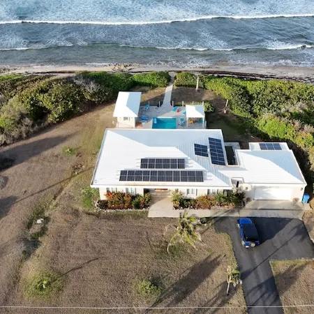 Wave Away!! A Gorgeous Beachfront Home with Private Pool!!
