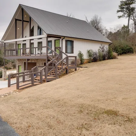 Shared Boat Dock Lake Guntersville Hideaway!