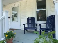 In the heart of town, a modern farmhouse