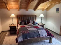 Log Cabin Near town