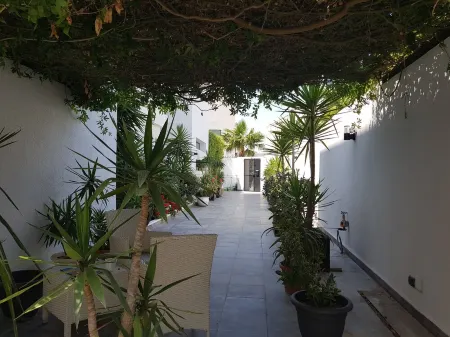 Architect's villa with pool and fireplace