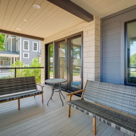 Walk to Lake Charlevoix: 4-Season Retreat