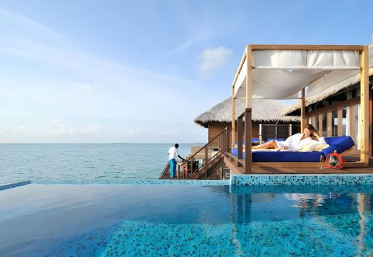 몰디브 해변 풍경