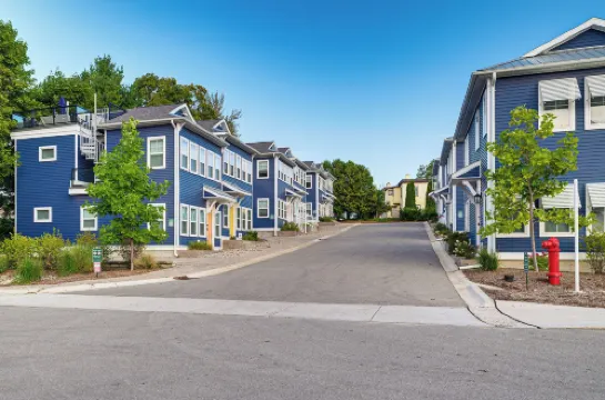 Walk to Dtwn Charlevoix Condo with Fireplace