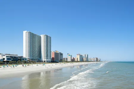 Hilton Grand Vacations Club Ocean Enclave Myrtle Beach Отели рядом с достопримечательностью «Сиборд Коммонс»