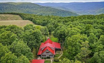 Charming Cabin w/ Hot Tub, Fire Pit & Views!