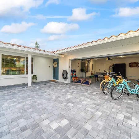 Bright and Beachy Pool Home
