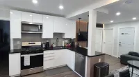 Contemporary 3 bedroom apartment on the first floor overlooking the Salmon River