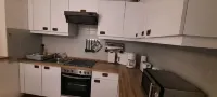 Large apartment with fireplace and washing machine