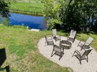 Waterfront 3 bedroom upper vacation home.