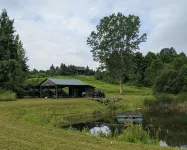Countryside Cabin on  40 Private Acres Along Johnson Creek