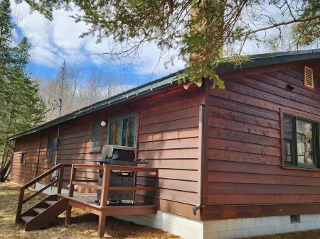 Cabin with private peninsula on Presque Isle Chain of Lakes!