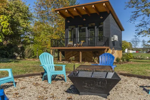 Bourbon Barrel Cabin A.  There are 2 Cabins A & B.
