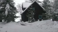 Rustic, Cozy, Northwoods Cabin steps away from Round Lake on Richardson Bay! - Dağ evi