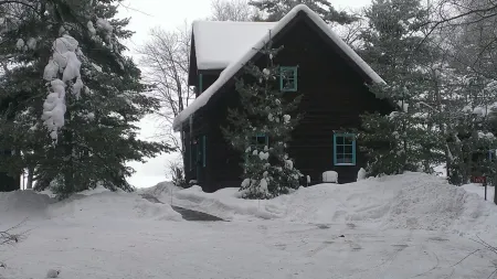 Rustic, Cozy, Northwoods Cabin steps away from Round Lake on Richardson Bay!