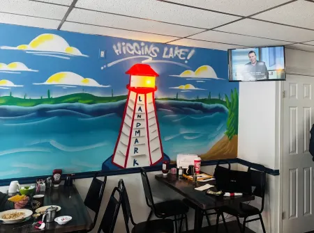 -Walk-to-Dock-Higgins Lake-Kayaks-beanbagtoss🏖️🛶🚤