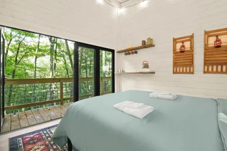 Blue Ridge Parkway / Off-Grid Cabin / Glamping / Turkey Hop Cabin