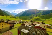 Hotel Vallatscha - con vistas a la montaña