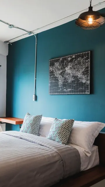 ห้องพักพร้อมห้องน้ำส่วนตัว(เตียงควีนไซส์)