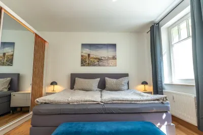 Central apartment with 2 bedrooms & inner courtyard in the old town of Stralsund