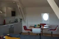 Apartment with View of Portbail Harbor in the Courlis House.