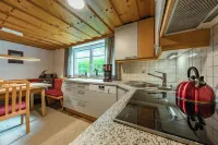 Vacation apartment with the charm of the Montafon. Terrace with a view of the mountains