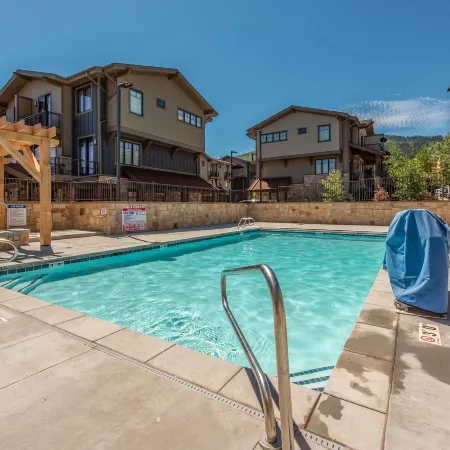 , Walk to Skiing at Cabriolet, Mountain View, Shared Pool and Hot Tub, Gym