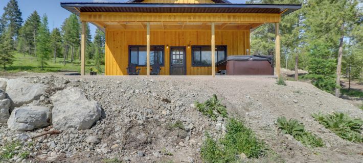 Lakeside Cabin w/ Hot Tub: 3 Mi to Flathead Lake! Hotels in Flathead County