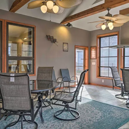 Waterfront Hollister Retreat w/ Dock & Game Room!