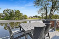 Waterfront Dock and Fire Pit - Charming Northwoods Retreat