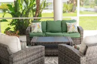 Heated Pool, WIFI, Grill, Near Boca Grande and Englewood Beach,Yard w/ Canal