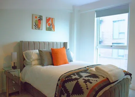 1BR City Apt Nr Arena, Attractions&Wifi -Manchester central, sofabed, amenties!