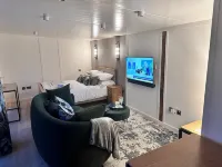 Apple-tree lodge in secure gated garden